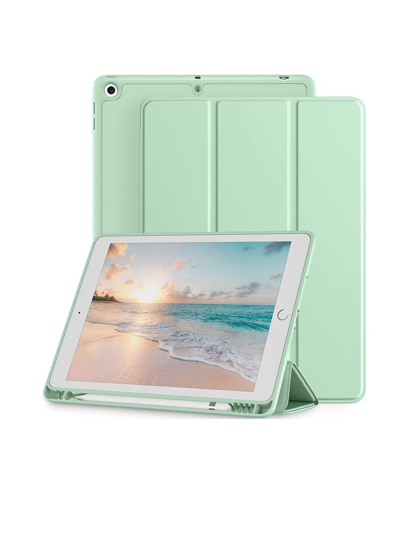 Generic Case compatible for iPad 10.2 inch 2021 2020 2019 Model 9th 8th 7th Generation Slim Stand Hard Back Protective Smart Cover for 10.5 inch Color Mint Green Color  - Image 2