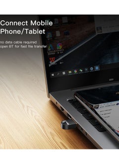 يسيدو YAU34 جهاز إرسال USB صغير USB محول بلوتوث استقبال لاسلكي صغير USB بلوتوث 5.1 استقبال لأجهزة الكمبيوتر أسود  - Image 4