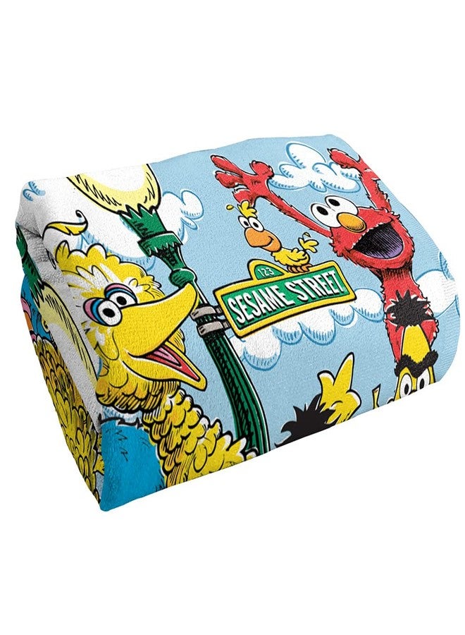 Trevco Sesame Street Retro Gang Officially Licensed Beach Towel 30" X 60" - Image 3
