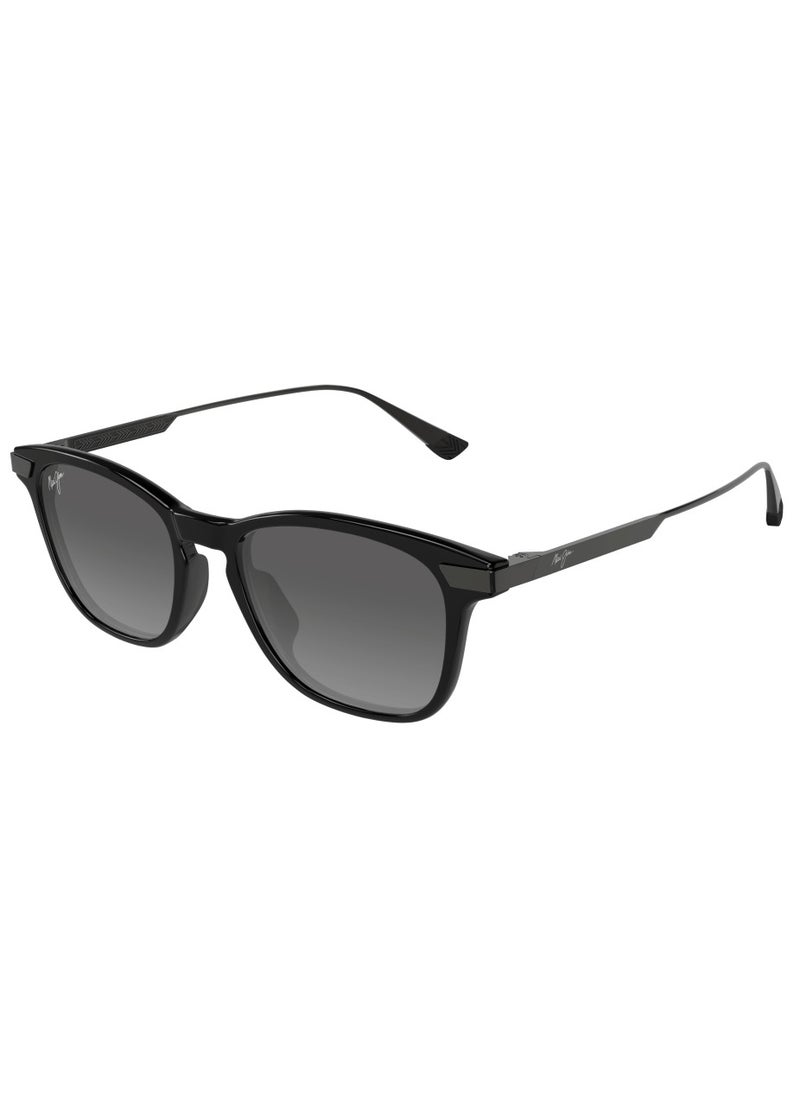 MAUI JIM Maui Jim Mana'olana 623-02 Unisex Polarized Square Sunglasses – 51 mm Lens Size  - Image 1