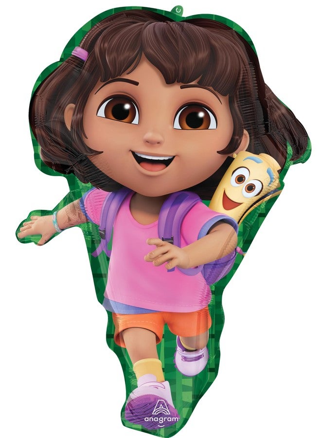 Anagram Dora's 4th Birthday Party Supplies Foil Balloon Bouquet Decorations - Image 2