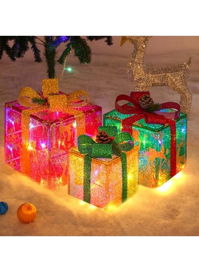 Set of 3 Festival Lighted Gift Boxes with Remote Control, 50 LED Light Up Present Box Ornament, Foldable Lighted Festival Decorations - pzsku/Z58CD8F8DB892AC69FBE3Z/45/_/1735287705/385fe806-7bc5-4788-81c7-c00a21a5ab58