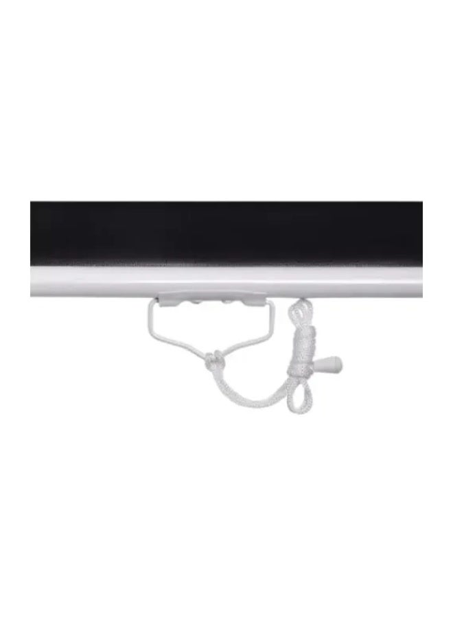 Windon Manual Wall Projector Screen, 180 × 180 cm (96-inch diagonal), Matte White Surface, Pull-Down Mechanism, Wall & Ceiling Mountable, Metal Housing, White - Image 3