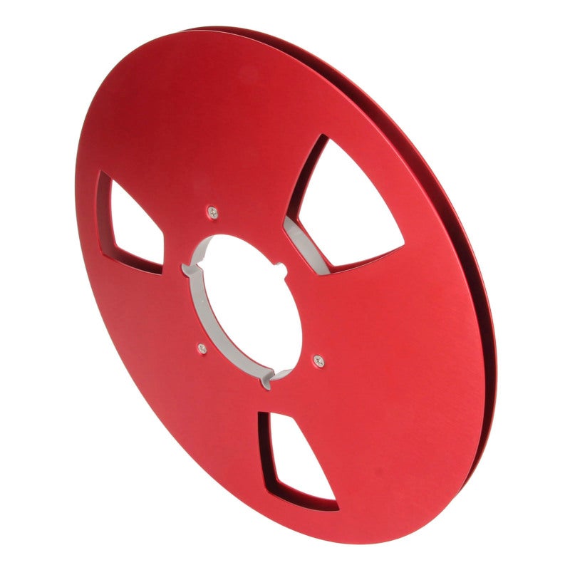 10.5 Inch 1/4 Inch Aluminum Alloy Takeup Reel - Professional Design 10.5in Replacement Empty Tape Reel with Weatherproof Holes for Tape Recorder Repair - Image 3