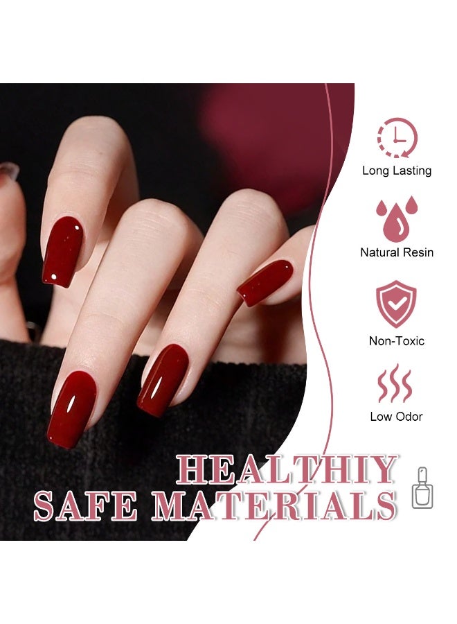 LIMEGIRL The ‘Jelly Nude’ gel nail polish set features six long-lasting shades and requires curing under a UV lamp - Image 3