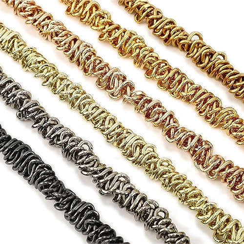 Yichain Unique Metal Bag Chains Purse Handles Shoulder Strap Replacement Accessories Charms for Handbags(Antique Gold 23 Inch) - Image 4