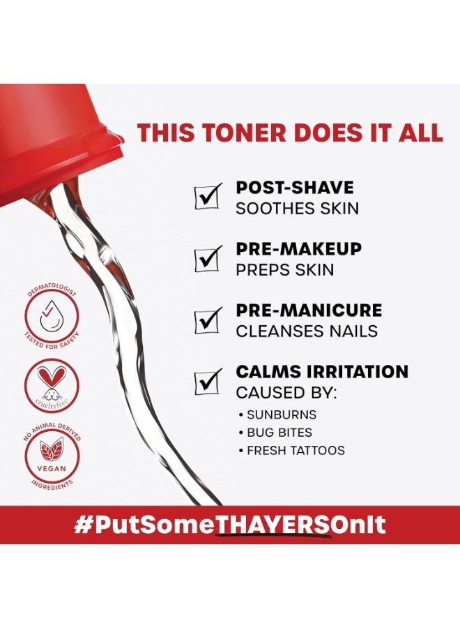 Thayers Alcohol-Free Unscented Witch Hazel Facial Toner with Aloe Vera – Hydrating, pH-Balancing, Vegan, Dermatologist Tested, Reduces Pores, 8.5 fl oz (Pack of 2) - Image 4