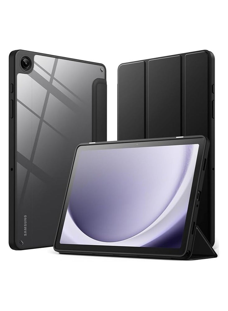 Compatible with Case for Samsung Galaxy Tab A9 Plus Tablet 11 Inch 2023, Ultra Transparent Back Slim Cover with Auto-Wake for Samsung Galaxy Tab A9+ Tablet 2023 (Black)  - Image 1