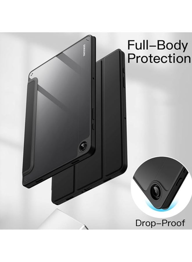 Compatible with Case for Samsung Galaxy Tab A9 Plus Tablet 11 Inch 2023, Ultra Transparent Back Slim Cover with Auto-Wake for Samsung Galaxy Tab A9+ Tablet 2023 (Black)  - Image 3