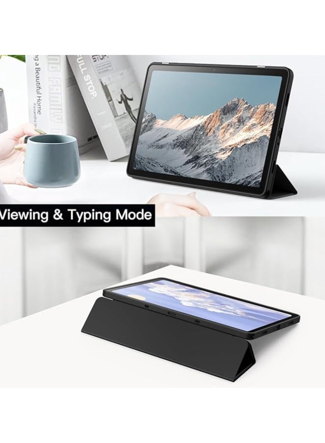 Compatible with Case for Samsung Galaxy Tab A9 Plus Tablet 11 Inch 2023, Ultra Transparent Back Slim Cover with Auto-Wake for Samsung Galaxy Tab A9+ Tablet 2023 (Black)  - Image 2