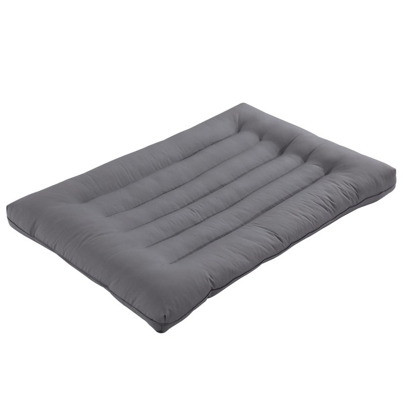 HOMBYS وسادة هومبيس فلات رقيقة للنوم وسادة رقيقة لدعم النوم على الظهر وسادة للنوم على البطن وسادة سرير رفيعة قابلة للغسل بحجم قياسي 18x26 رمادي