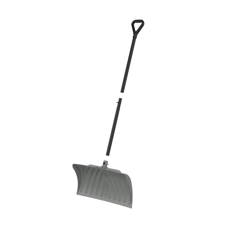 Suncast 27â€ Steel Core Snow Pusher with Curved Blade, D-Grip Handle, Steel Shaft, Heavy-Duty Snow Removal Tool for Effortless Clearing - Image 5