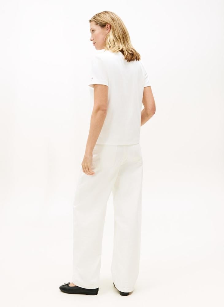 تومي هيلفيغر تيشيرت بياقة دائرية برسومات - Image 2