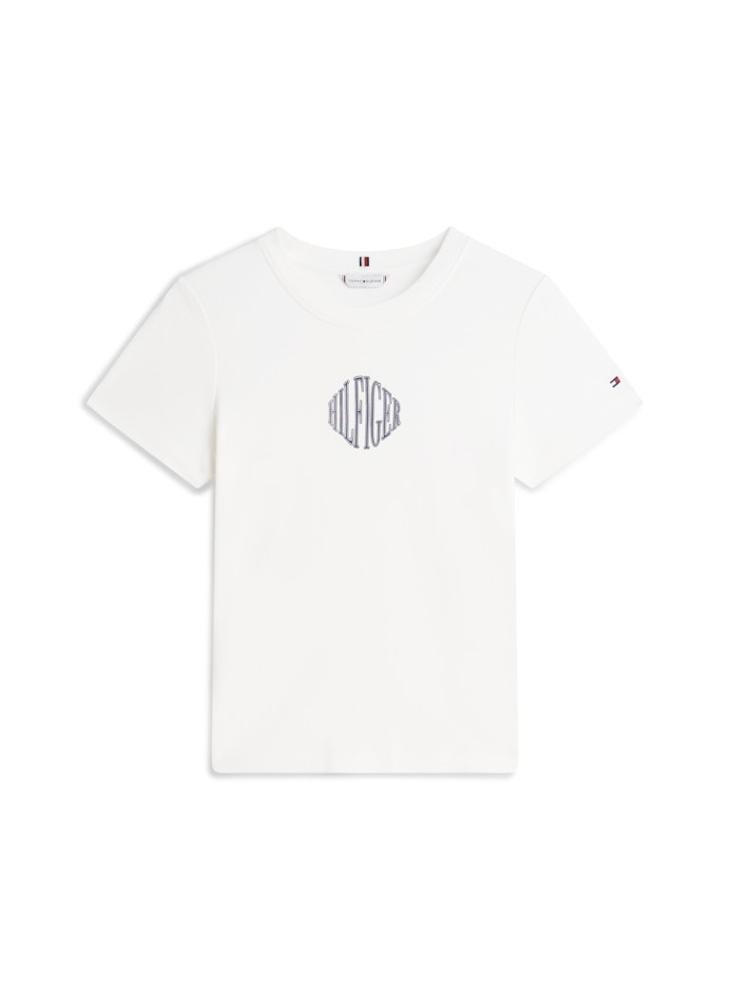 تومي هيلفيغر تيشيرت بياقة دائرية برسومات - Image 5