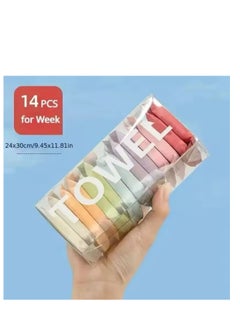 BLUE CORAL Compressed Towel Travel Disposable Face Towel Cleaning Quick Drying Pure Cotton Non-Woven Fabric Wipes Makeup  - Image 1
