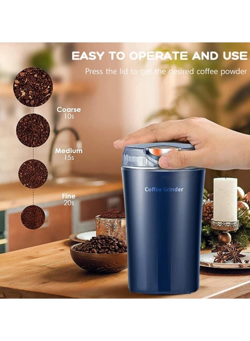 Electric Coffee Grinders for Herbs, Spices, and Coffee Beans,Wet and Dry Grinder With Stainless Steel Construction, Spice Blender And Espresso Grinder  - Image 2