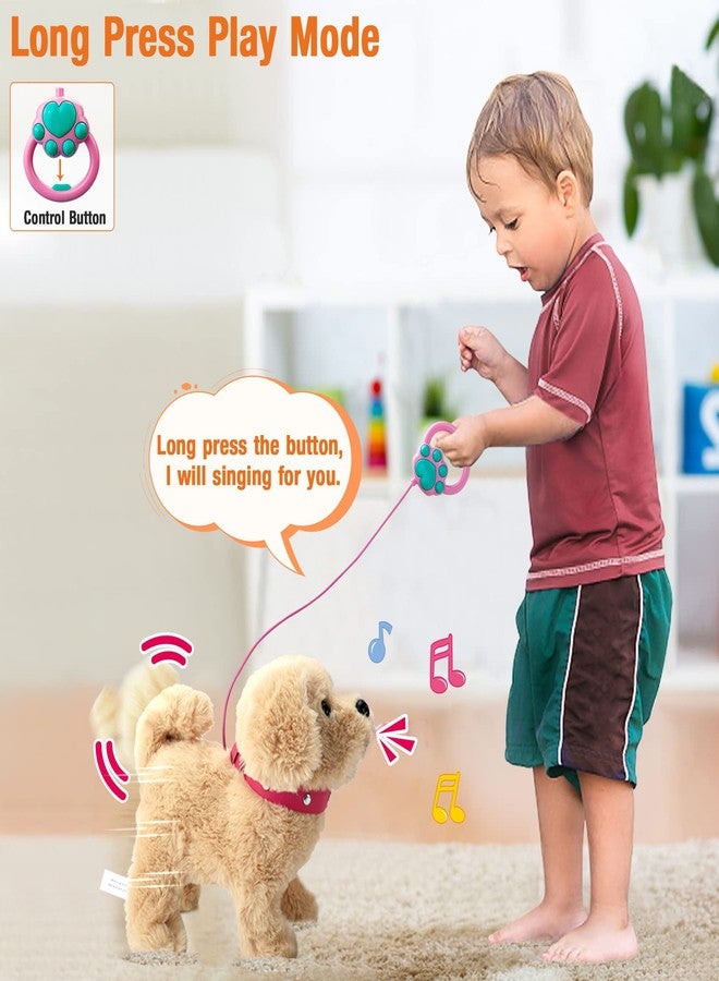Koonie Talking Plush Golden Retriever Toy Repeats What You Say, Barks and Walks - Electronic Interactive Stuffed Puppy for Kids - Image 5