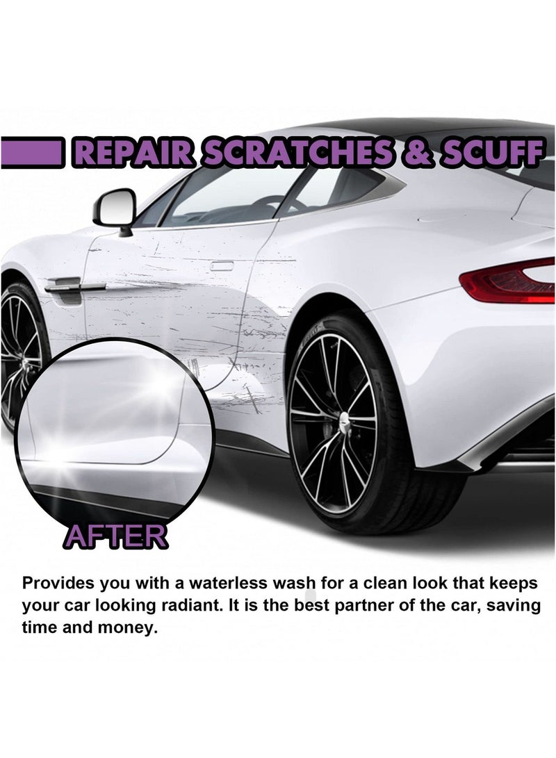 Generic High Protection Fast Car Ceramic Coating Spray 2 Pieces 3 in 1 Car Coating Spray with TOwel and Sponge - Image 3