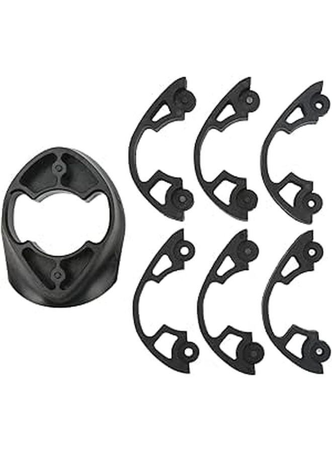 Bicycle Headset Spacer Washer Lightweight Aluminum Alloy Plastic Replacement for Most Road Bikes - Image 1