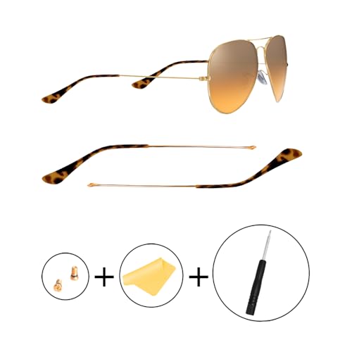 HiCycle2 Temple Arms Replacement for Aviator Series RB3025 RB3547 RB3447 Sunglases (Arista Gold - Image 5