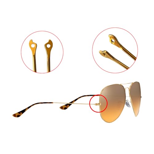 HiCycle2 Temple Arms Replacement for Aviator Series RB3025 RB3547 RB3447 Sunglases (Arista Gold - Image 4