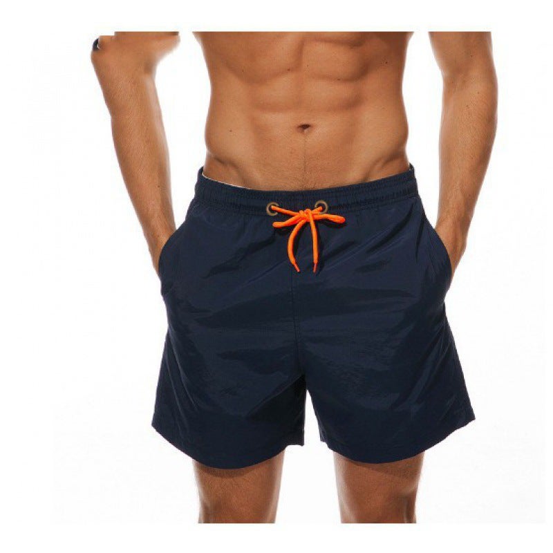 Men'S Beach Pants Men'S Four-Point Shorts Breathable Lotus Leaf Water-Repellent Sports Casual Pants - Image 3