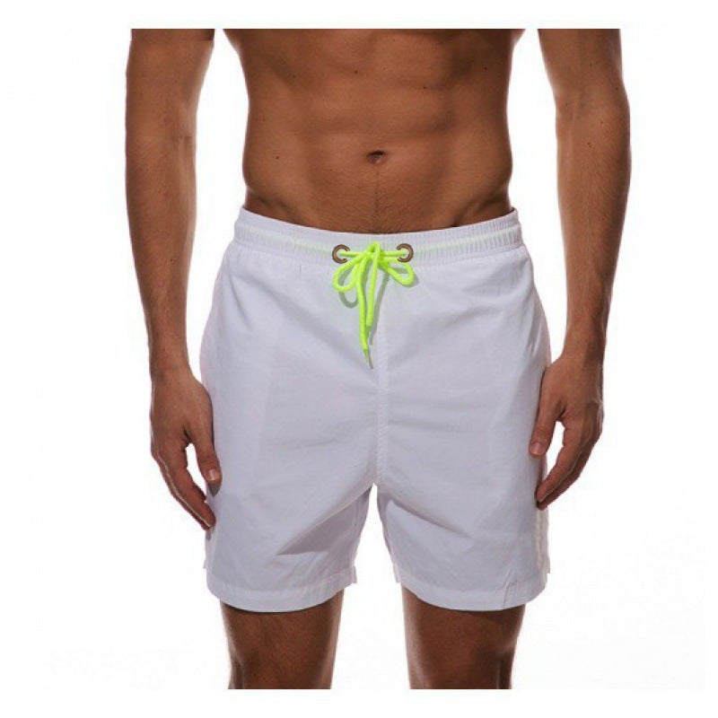 Men'S Beach Pants Men'S Four-Point Shorts Breathable Lotus Leaf Water-Repellent Sports Casual Pants - Image 5
