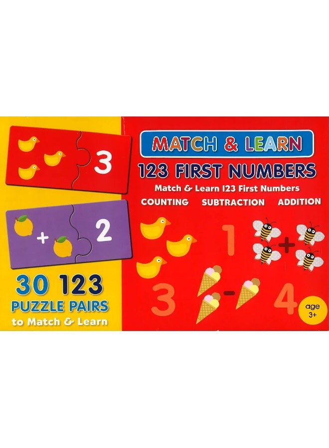Match & Learn Box - Abc 123 First Numbers  - Image 1