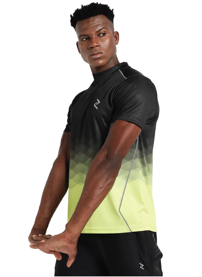 زيسي Men's Mock Neck T-shirt