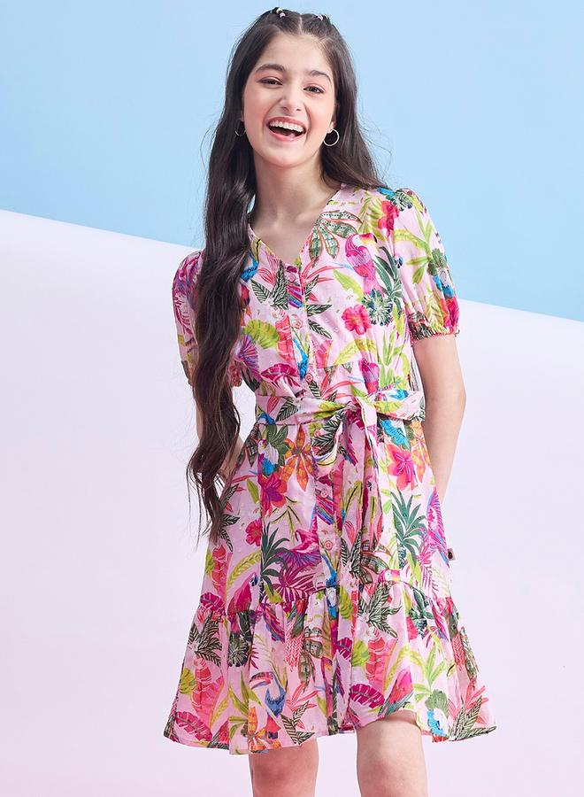 ستايلو بج فستان بطبعة زهور - Image 1