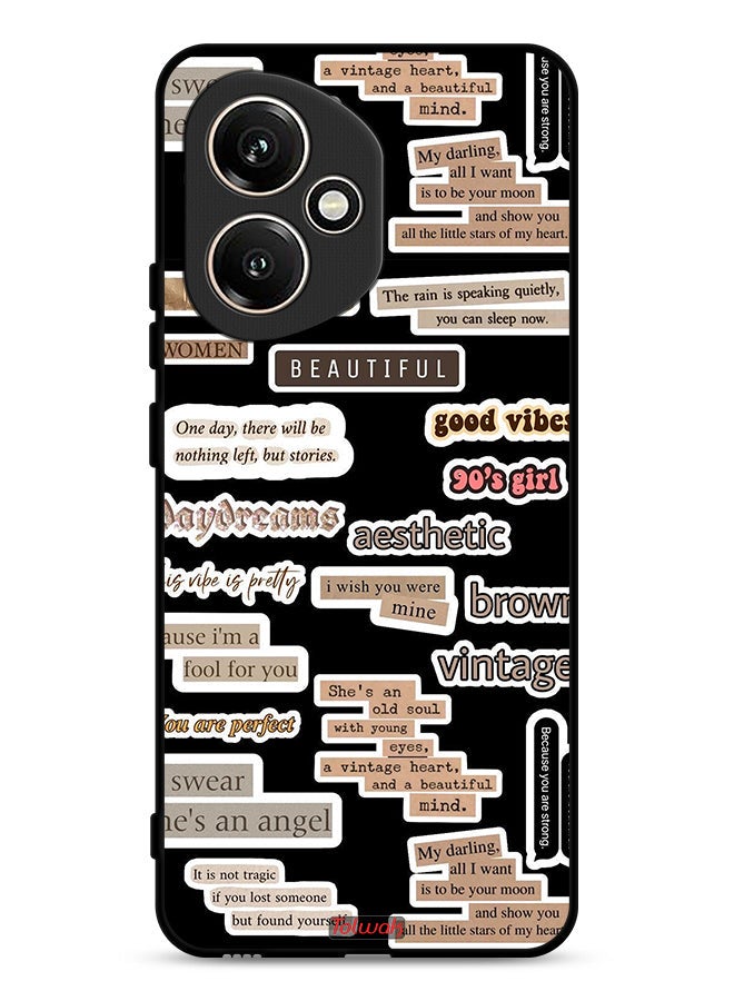Tolwak Honor 400 Protective Case Cover Beautiful Quotes Stickers - Image 1