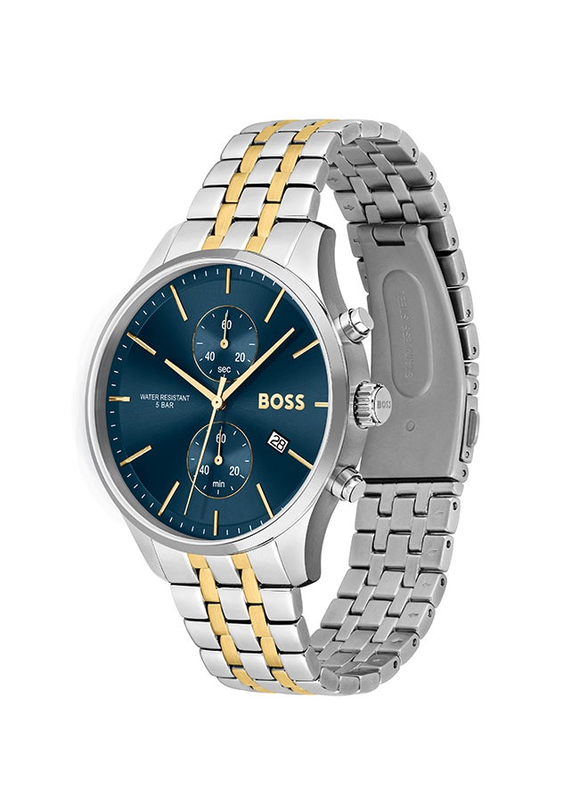 Men's Chronograph Round Shape Stainless Steel Wrist Watch 1513976 - 42 Mm - pzsku/Z58CE5E95F15C9218B6ABZ/45/_/1707373984/0c2cfaba-b420-4b89-b813-c54dfd82af4f