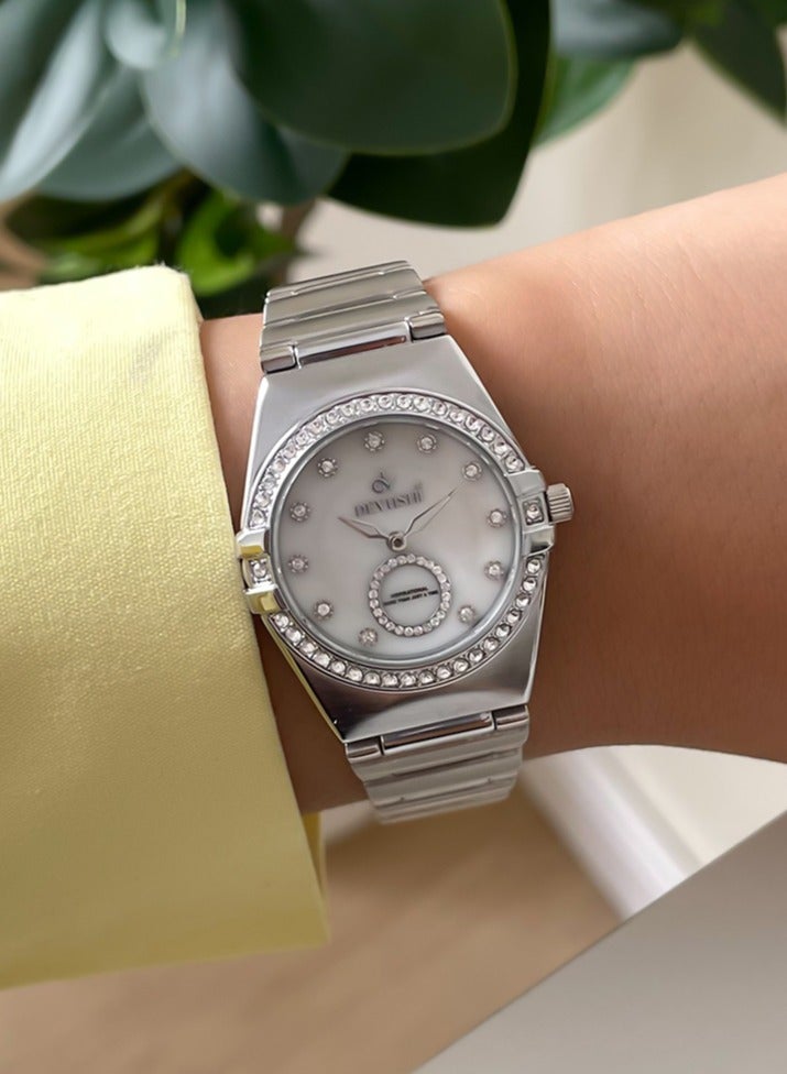 ديفوشي ساعة يد نسائيه ملفته و انيقه ضد الماء - Image 1