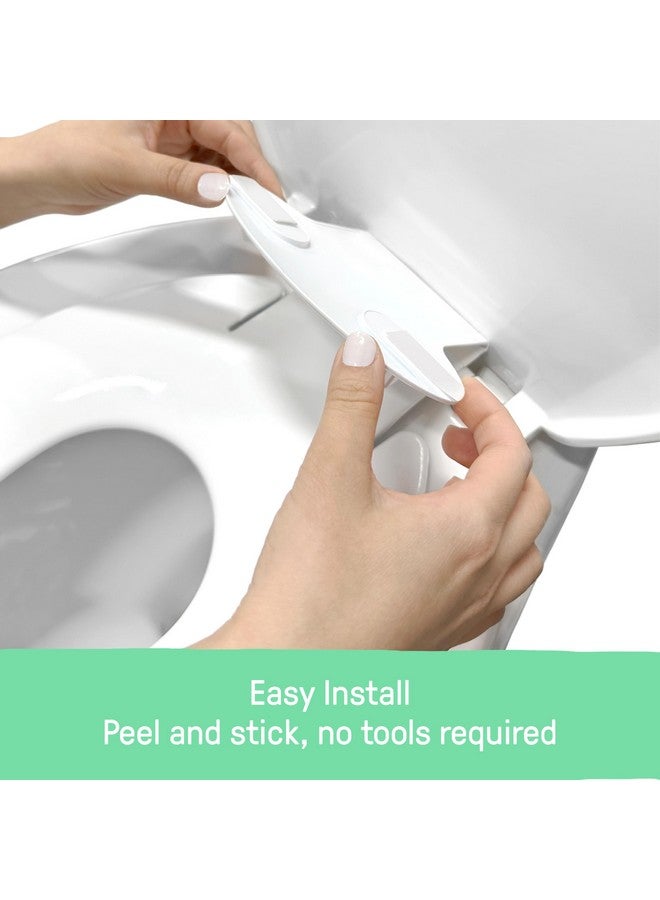 ingenuity الذكاء: مقعد تدريب الأطفال القابل للطي والجلوس 2 حزمة (أبيض) - سهل التركيب والإزالة مقعد تدريب الأطفال الذي يتصل بمقعد المرحاض البالغين - Image 2