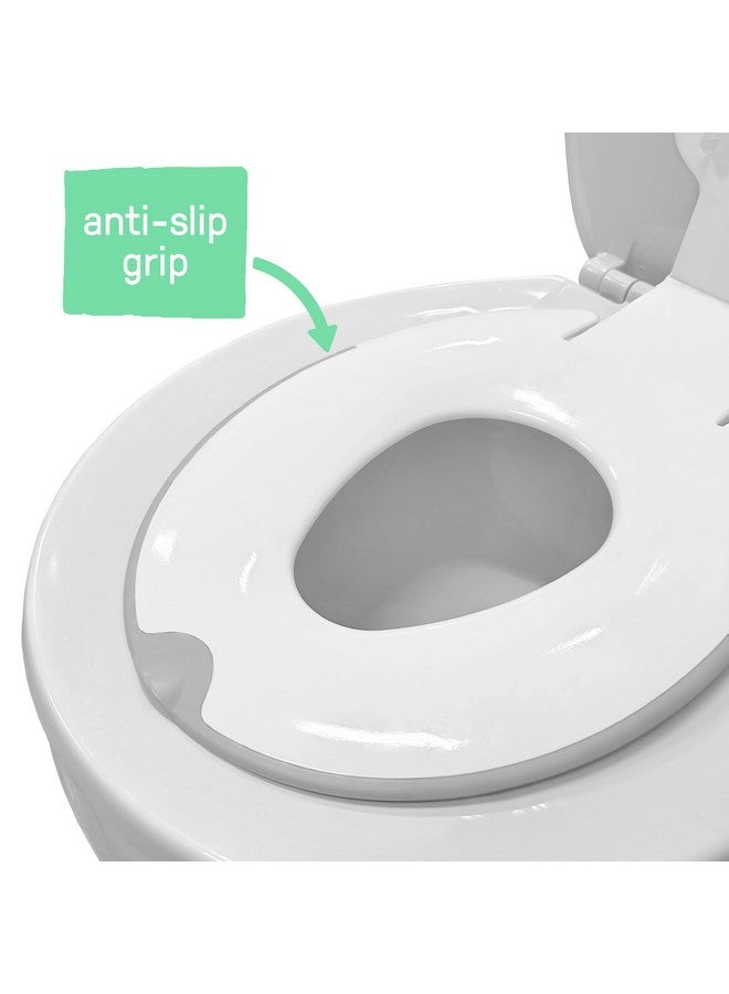 ingenuity الذكاء: مقعد تدريب الأطفال القابل للطي والجلوس 2 حزمة (أبيض) - سهل التركيب والإزالة مقعد تدريب الأطفال الذي يتصل بمقعد المرحاض البالغين - Image 5