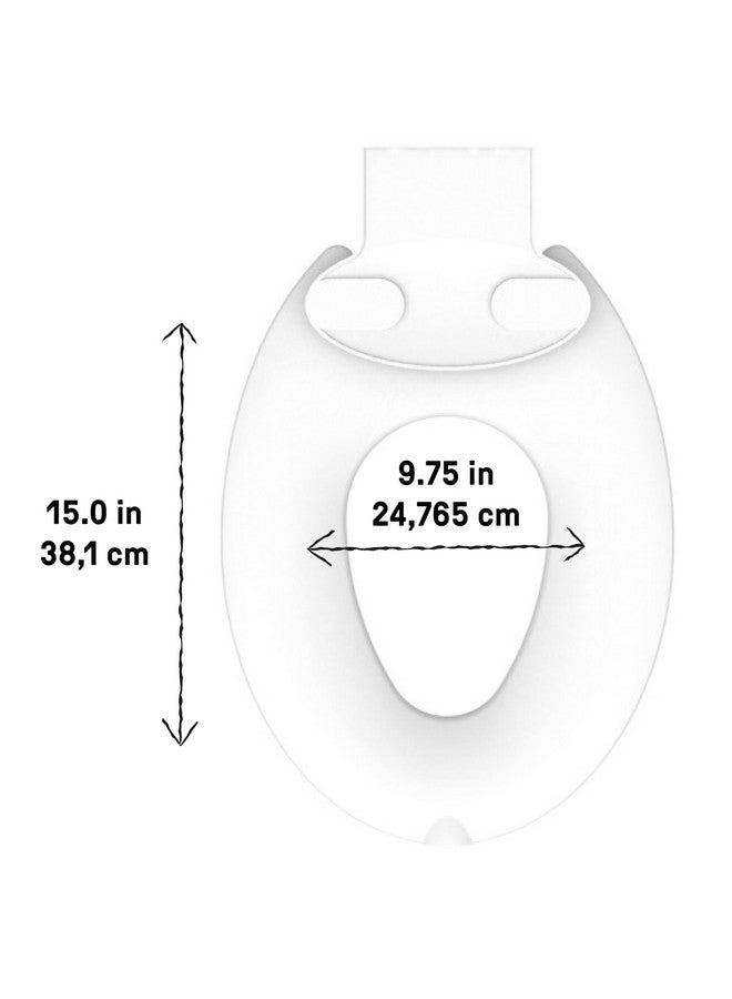 ingenuity الذكاء: مقعد تدريب الأطفال القابل للطي والجلوس 2 حزمة (أبيض) - سهل التركيب والإزالة مقعد تدريب الأطفال الذي يتصل بمقعد المرحاض البالغين - Image 4