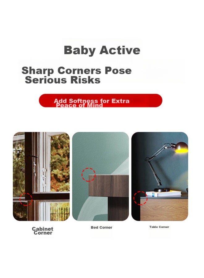 9i9 Baby Corner Guards, Child Safety Edge Protectors, Anti-collision Furniture Corner Cushions, Table And Bed Corner Protectors, Spherical Shape, 20 Pieces - Image 4