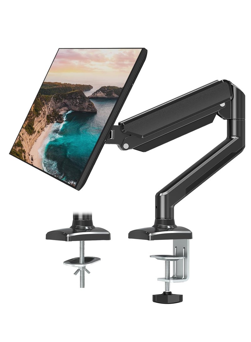 Monitor Mount Arm Stand Fits 13 to 32 Inch Screen, Adjustable Desk Mount Computer Monitor Holder, Full Motion Gas Spring Monitor Holder, Holds up to 19.8lbs, VESA 75x75mm and 100x100mm - Image 1