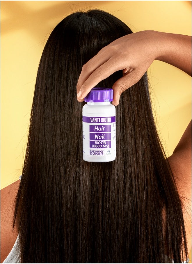 Vantage - 60 Capsules VantiBiotin 10,000 Mcg - Image 1