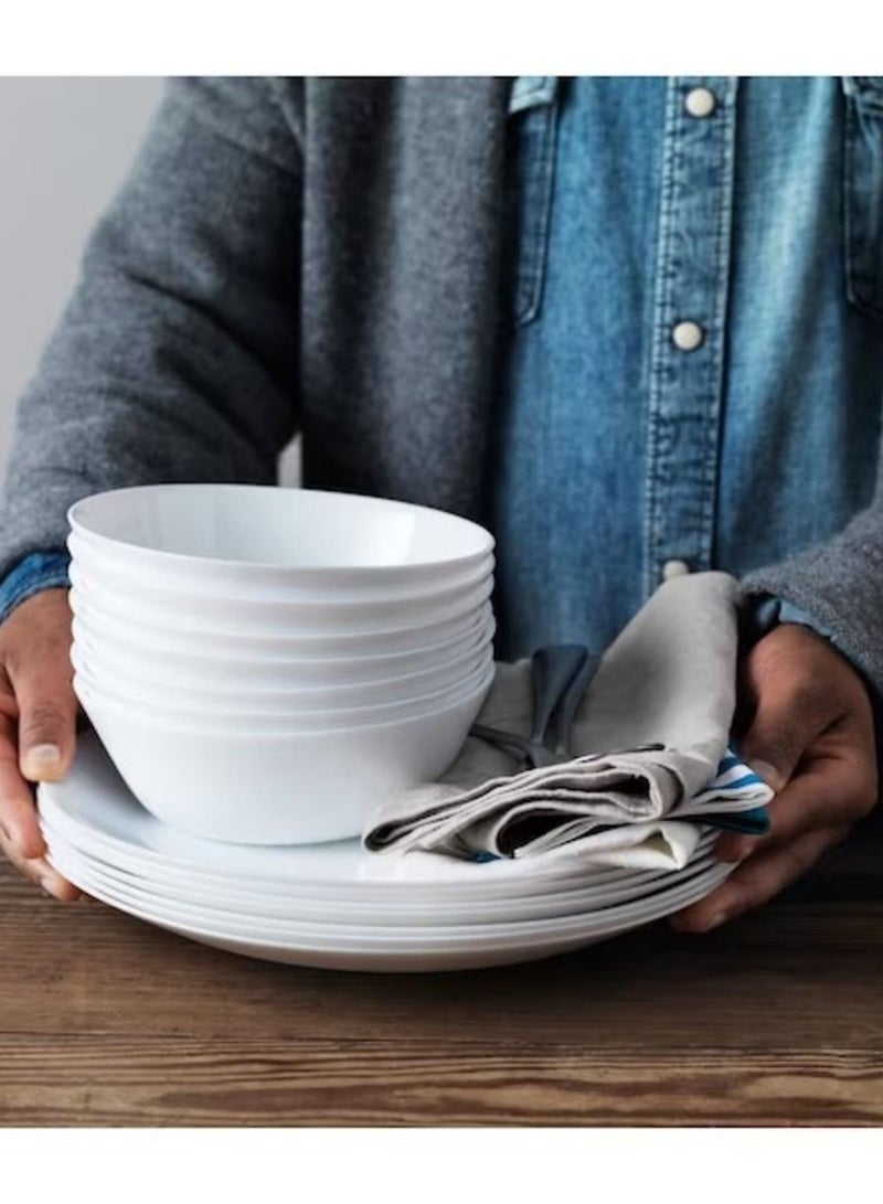 Bowl, white, 15 cm - Image 2