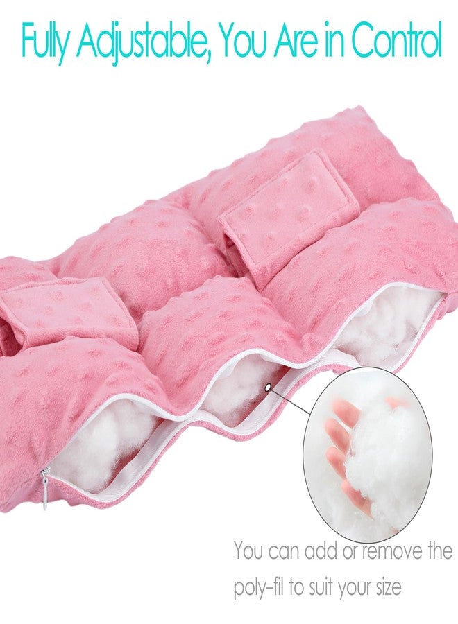 D. Cozy Ostomy Seat Belt Pillow Stoma Seatbelt Protector Ostomy Bag Cover Pillow for Driving Ileostomy Ostomy Support Pillow Urostomy Supplies Car Women Men Minky Dot Coral - Image 5