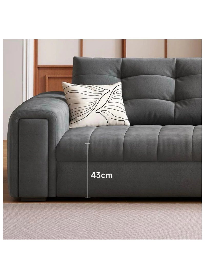 AWD Modern Pull-Out Sofa Bed – Convertible Sleeper Couch with Storage – Space-Saving Upholstered Sofa Bed with Cushions – Large Capacity 167 Outer size - Image 2