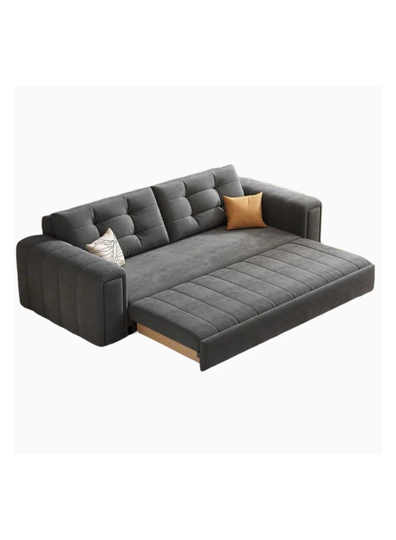 AWD Modern Pull-Out Sofa Bed – Convertible Sleeper Couch with Storage – Space-Saving Upholstered Sofa Bed with Cushions – Large Capacity 167 Outer size - Image 5