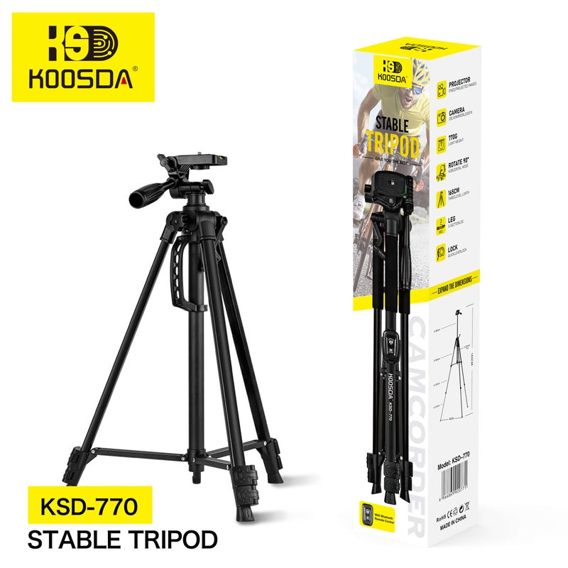 KOOSDA KSD-770 1.6M Stable Tripod - Perfect for Professional Photography - Image 3