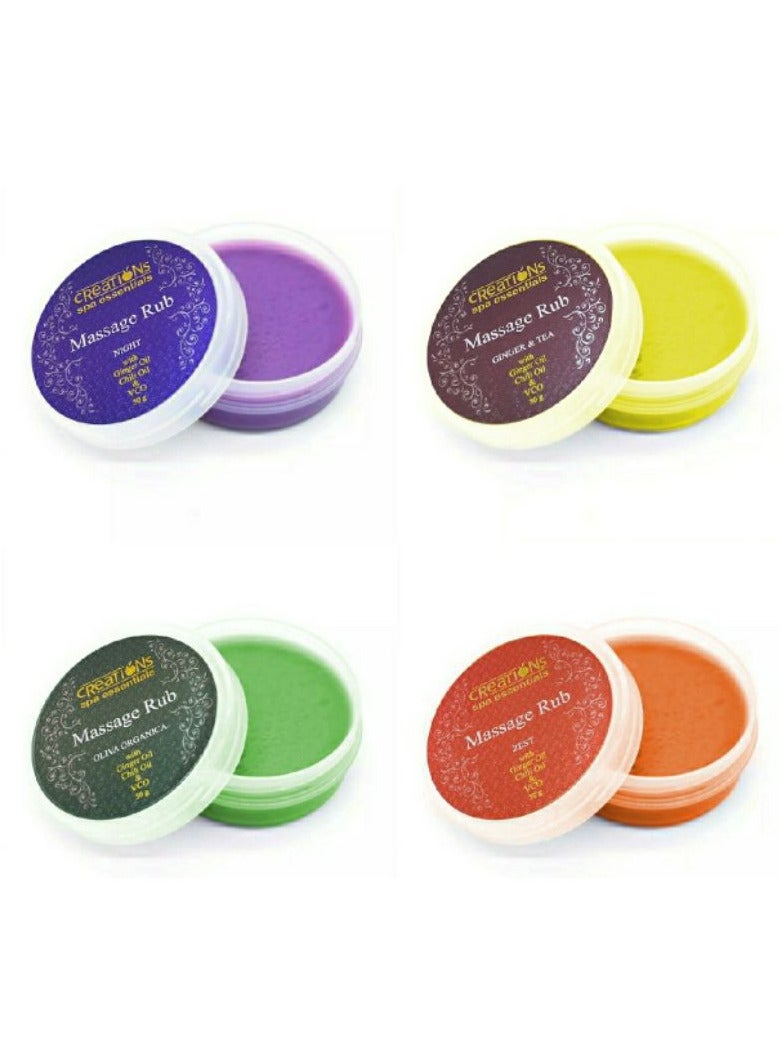creation Massage Rub (Pain Relief Rub) 50*4g - Image 1