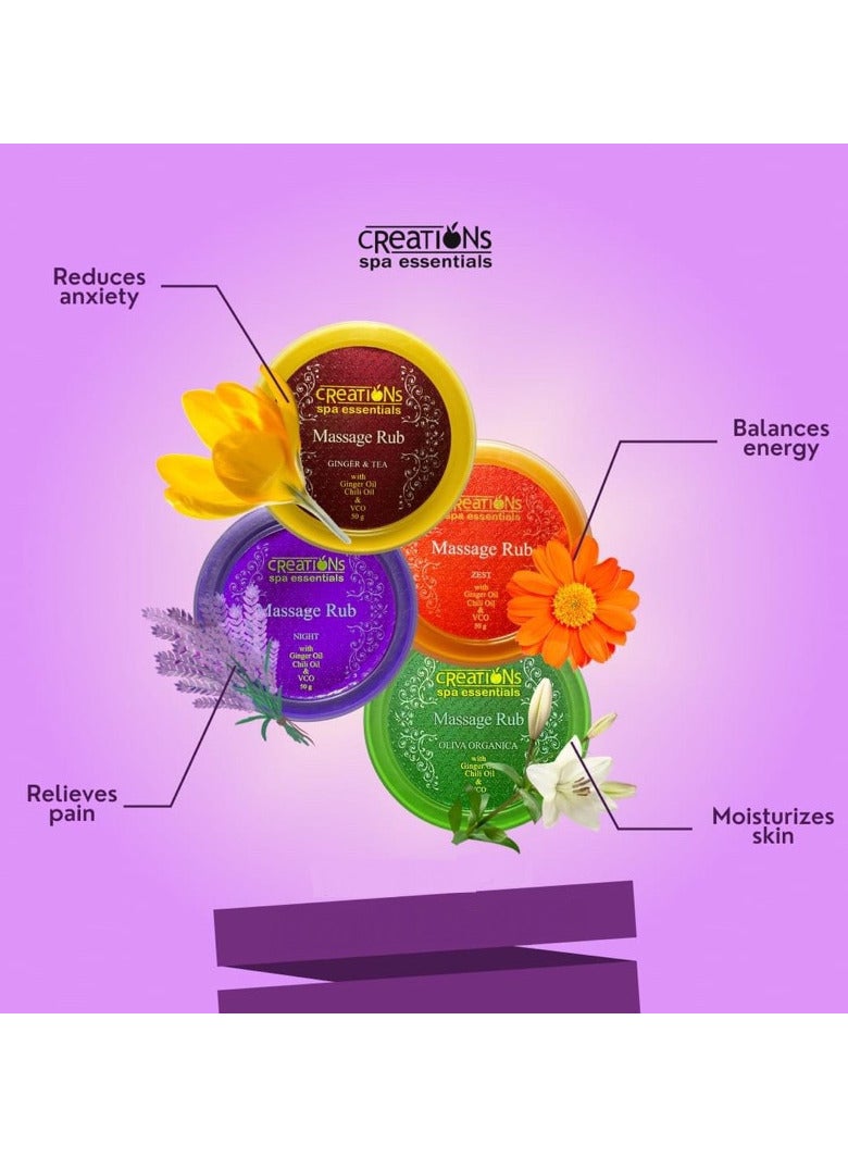 creation Massage Rub (Pain Relief Rub) 50*4g - Image 3