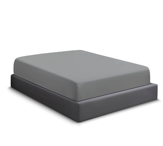 200 THREAD COUNT 100 EGYPTIAN COTTON FITTED SHEET KING GREY