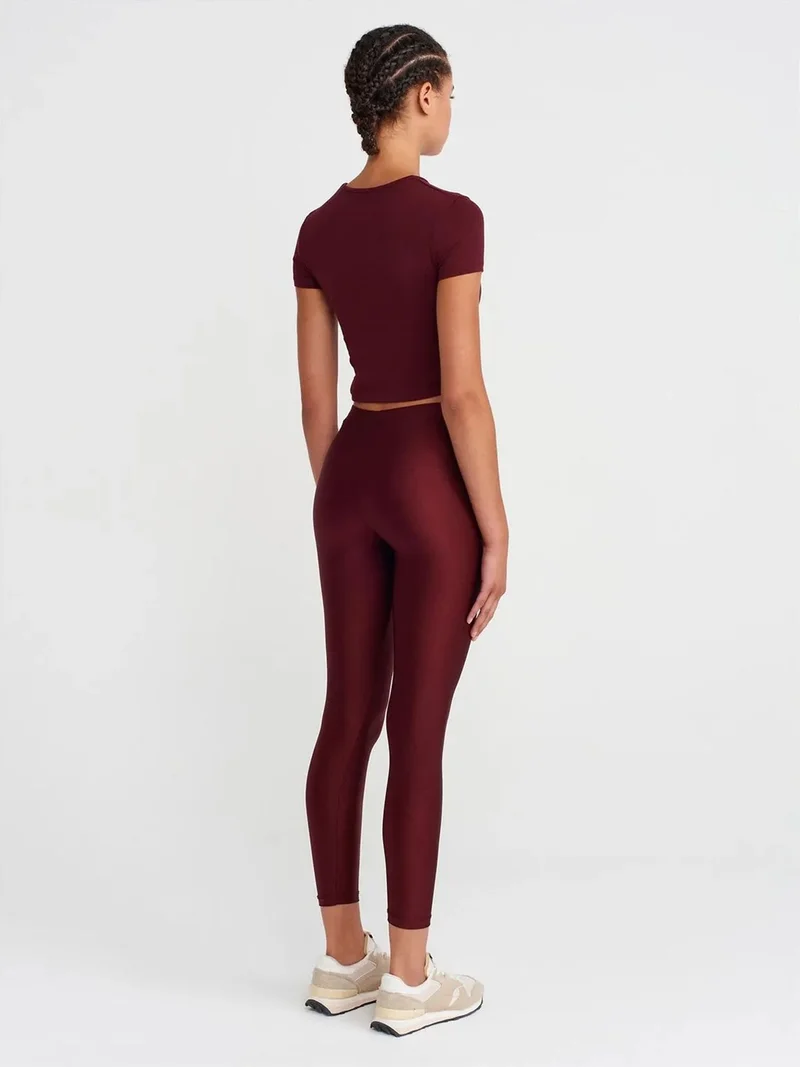 ديلفين Dilvin High-Waist Slim Fit Leggings