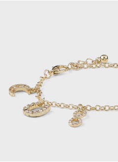 ELLA Multiple Charm Rhinestone Bracelet  - Image 2