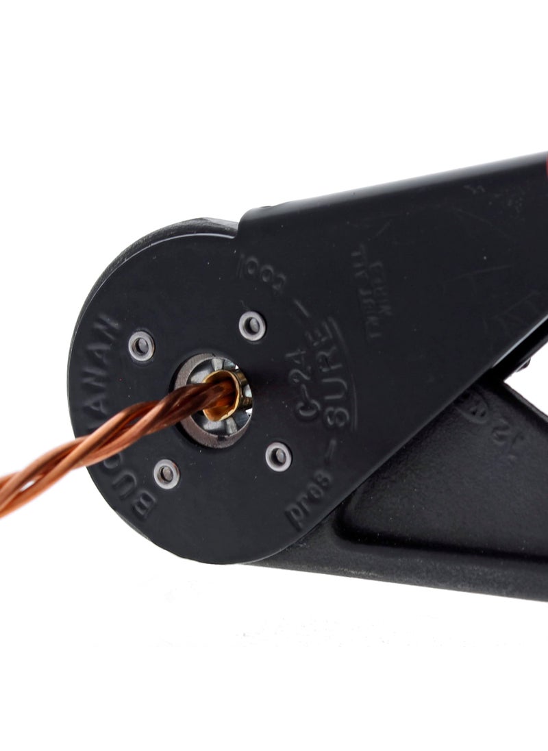 Ideal IDEAL INDUSTRIES INC. C24 Four-Way Crimp Tool – Spring Loaded, Fingertip Adjustment Wire Crimper for Two Connector Sizes  - Image 5